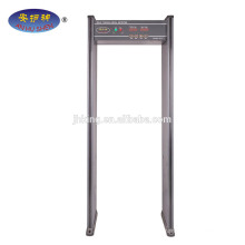 Best price 6 detective zones walk through metal detector with (sound&light) alarm for gym, exhibition,conference hall,airport
